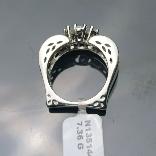 انگشتر نقره جواهری کدN135144 - Image 3