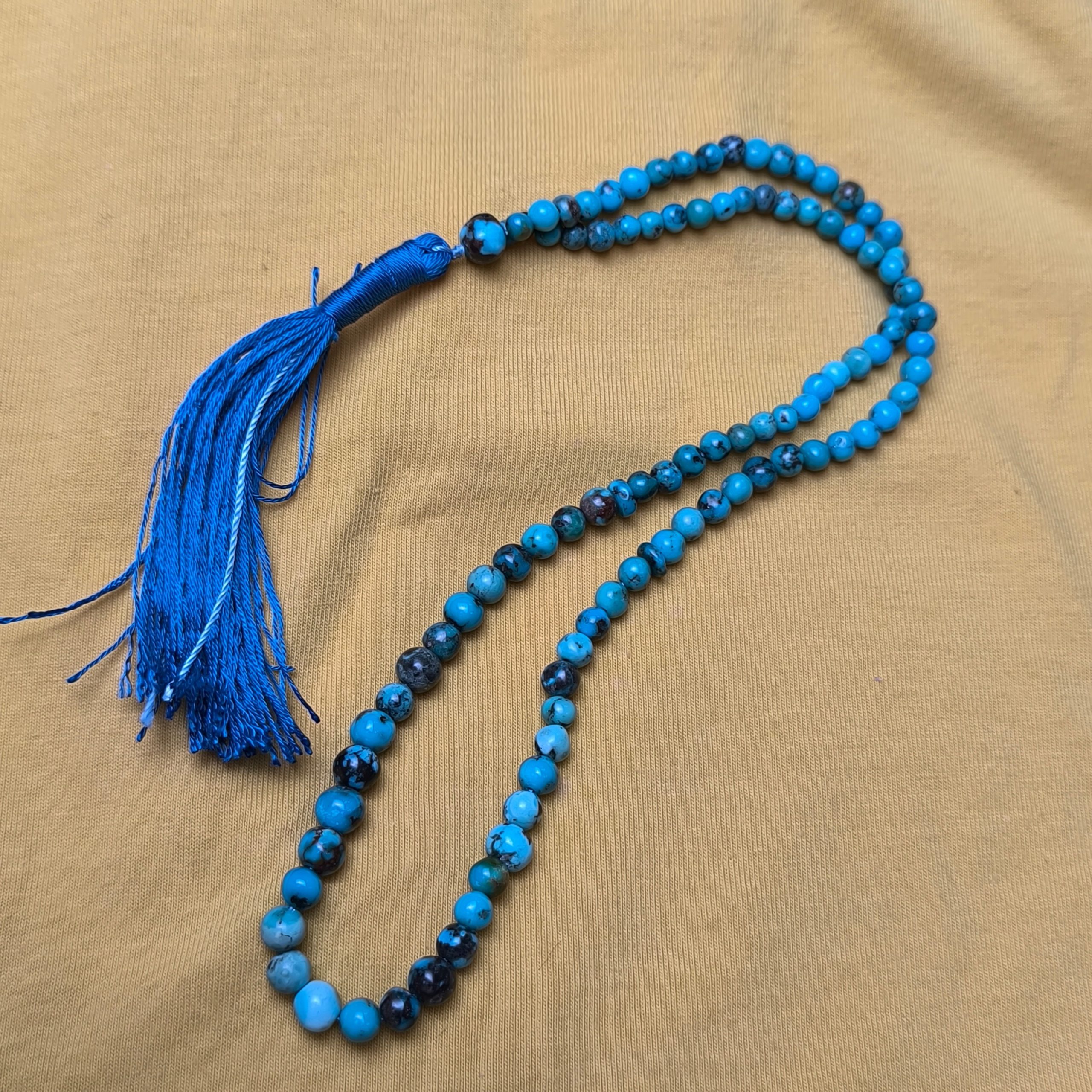 تسبیح فیروزه 101 دانه نیشابور کد 05 - Image 5