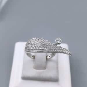 انگشتر نقره جواهری  کدN135058 - Image 2