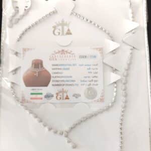 فول ست نقره عیار 925 با آبکاری رادیوم کد 98 - Image 2