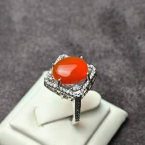 انگشتر نقره عقیق یمنی کدN105920 - Image 6
