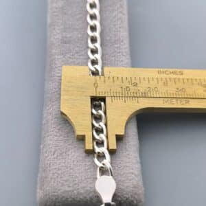 دستبند نقره  مردانه طرح کارتیه کد N132516 - Image 2