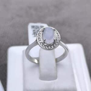 انگشتر نقره عقیق کبود یمنی کد N105911 - Image 2