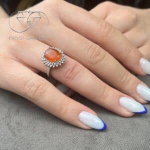 انگشتر نقره عقیق یمنی کد N105947