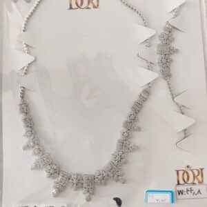 فول ست نقره عیار 925 با آبکاری رادیوم کد 101 فول ست نقره عیار 925 با آبکاری رادیوم