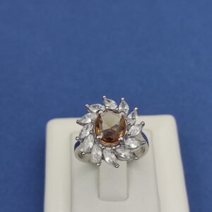 انگشتر نقره با نگین الکساندریت کد N93104