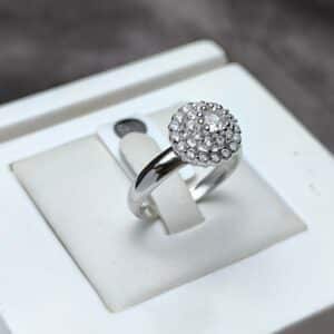 انگشتر نقره جواهری  کدN135171 - Image 4