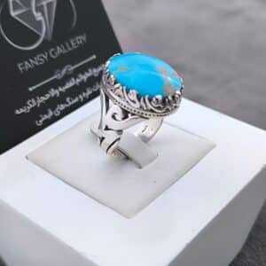 انگشتر نقره فیروزه کرمان156534 - Image 3