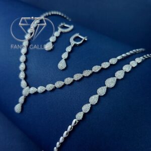 فول ست نقره عیار 925 با آبکاری رادیوم کد 98
