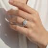 انگشتر نقره جواهری کدN135148
