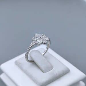 انگشتر نقره جواهری  کدN135010 - Image 3