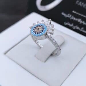 انگشتر نقره چشم نظر کدN136583