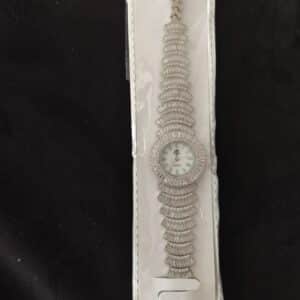 ساعت نقره عیار925 با آبکاری رادیوم کد103 ساعت نقره عیار925 آبکاری رادیوم موتور ژاپنی