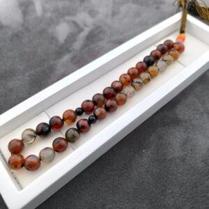 تسبیح عقیق طبیعی سلیمانی کد N139052