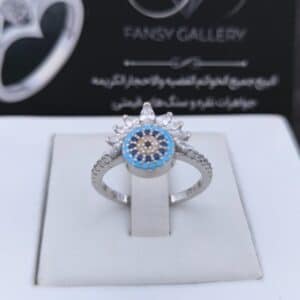 انگشتر نقره چشم نظر کدN136583