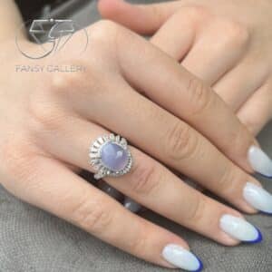 انگشتر نقره عقیق یمنی کبود کد N105908 - Image 3
