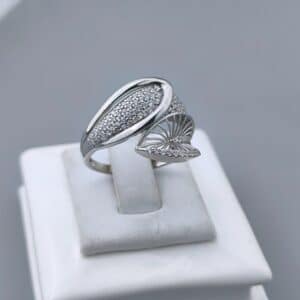 انگشتر نقره جواهری  کدN135050 - Image 3