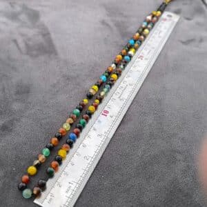 تسبیح عقیق رنگارنگ اصلی ( ام البنین) کدN139399 - Image 3