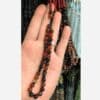 تسبیح عقیق سلیمانی 33 دانه سایز 8 تسبیح عقیق جاسپر 101 دانه