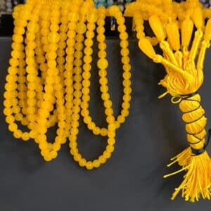 تسبیح عقیق زرد (جید) 101 دانه - Image 3